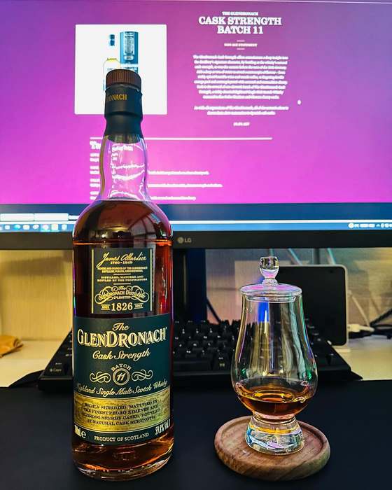 GlenDronach Cask Strength Batch 11 — First Taste