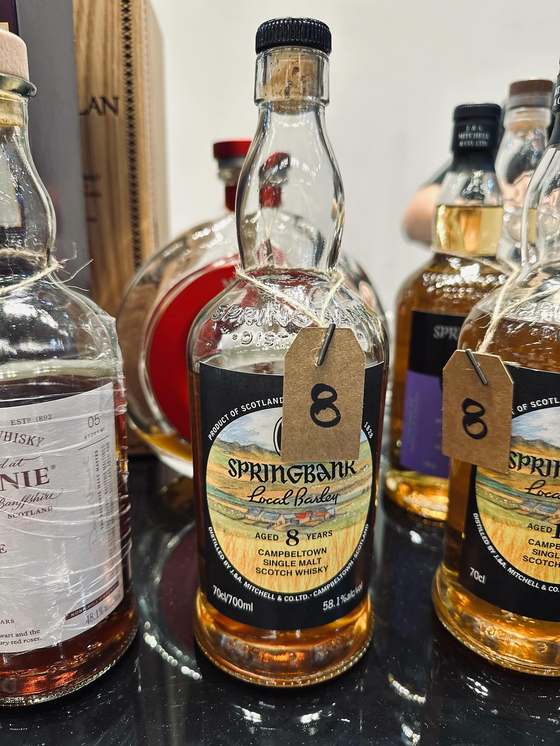 Springbank 8 Local Barley — Bar Show Lounge